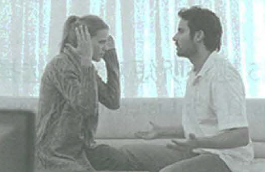 Man and woman arguing